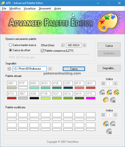 Advanced Palette Editor GBA Hack Tool Download & Tutorial