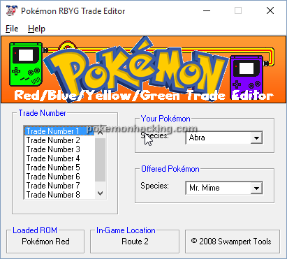 RBYG Trade Editor Screenshots